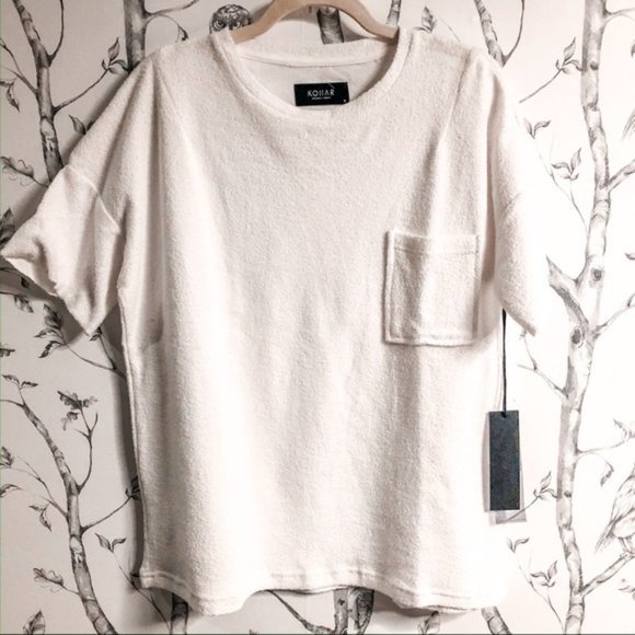 KOllAR White Beach Towel T Shirt SMALL - Picture 3 of 4